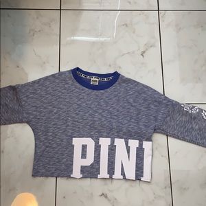 pink sweatshirt